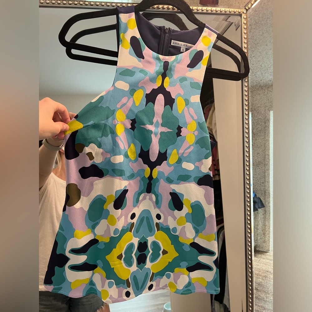 Annie Griffin colorful silk tank